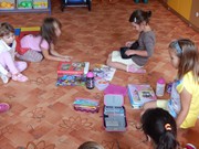 Návtěva prvňáčků ve školce